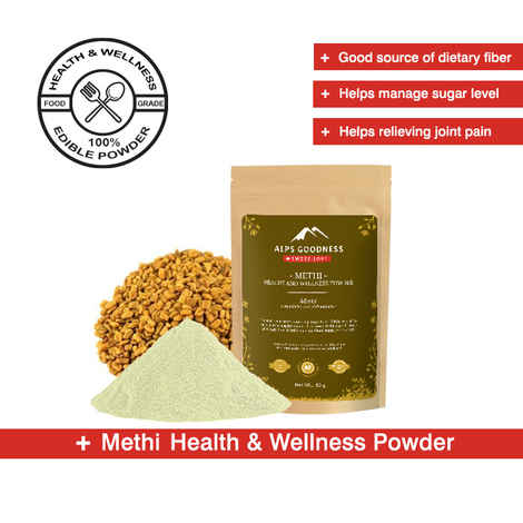 Buy Alps Goodness Health & Wellness Powder - Methi (50 gm) to Enhance Overall Well-Being - Purplle