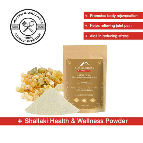 Buy Alps Goodness Health & Wellness Powder - Shallaki (50 gm) to Enhance Overall Well-Being - Purplle