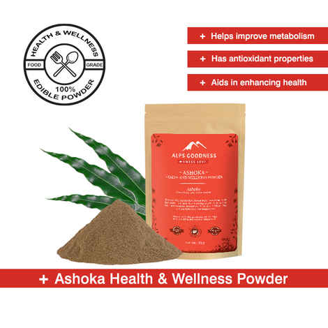 Buy Alps Goodness Health & Wellness Powder - Ashoka (50 gm) to Enhance Overall Well-Being - Purplle