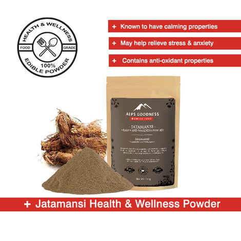 Buy Alps Goodness Health & Wellness Supplement Powder - Jatamansi (50 gm) to Enhance Overall Well-Being - Purplle