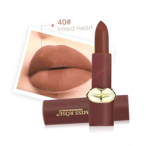 Miss Rose Professional Make-Up Matte Fashion Lipstick Color (3.4 g) (7301-004B-40)