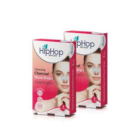 Buy Hiphop Charcoal Nose Strips, Women - Blackhead Remover - Pack Of 2 - Purplle