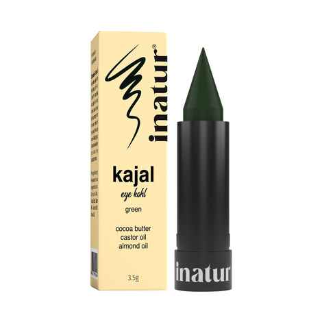 Buy Inatur Organic Eye Kohl Kajal - Green - 3.5 gm - Purplle