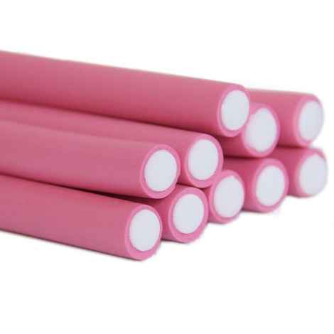 AY Hair Foam Rollers Soft Twist Curler Rods For Your Hair - 10 Pieces (Color May Vary)