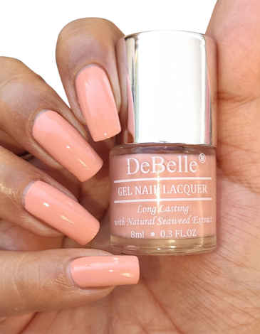 DeBelle Gel Nail Lacquer Creme Choco Latte - Pastel Brown, (8 ml)
