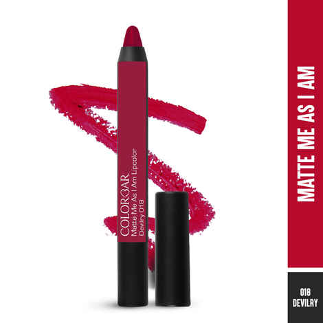 Buy Colorbar Matte me as I am Lipcolor Devilry (2.8 gm) - Purplle