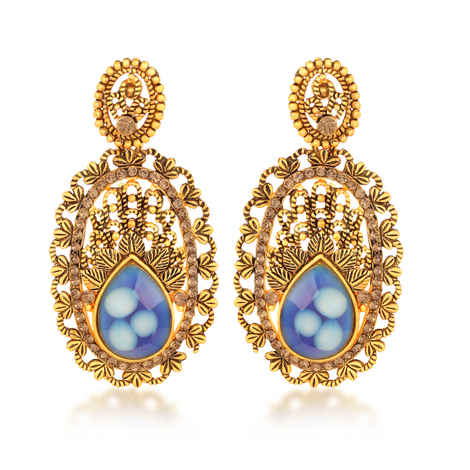 Buy Sukkhi Adorable LCT Gold Plated Earring for Women - E78160 - Purplle
