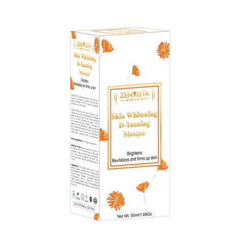 Buy Zenvista Meditech Skin Whitening D-Tanning Masque White Glow Skin Whitening And Brightening Masque, (50 ml) - Purplle