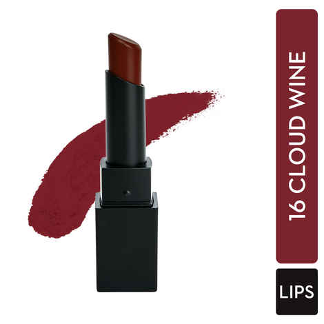 Buy SUGAR Cosmetics Nothing Else Matter Longwear Lipstick for Women | Lasts Up To 8+ Hours| Enriched with Vitamin E | 100% Vegan | 3.2gm - 16 Cloud Wine - Purplle
