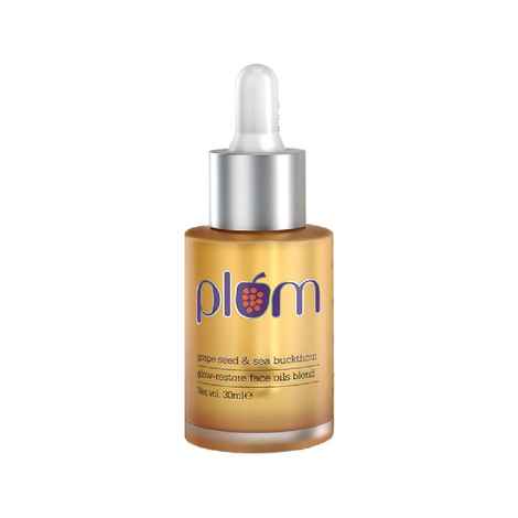 Buy Plum Grape Seed & Sea Buckthorn Glow-Restore Face Oils Blend (30 ml) - Purplle