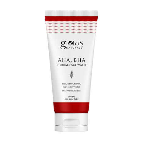 Buy Globus Naturals AHA, BHA Face wash (100 ml) - Purplle
