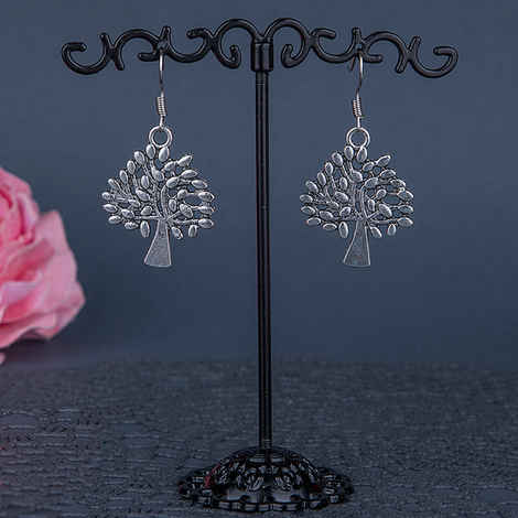 Buy Queen Be Oxidised Tree Of Life Danglers - EP19014 - Purplle