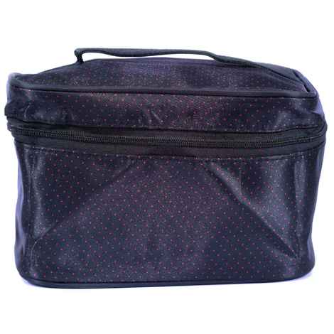 Buy Bonjour Paris Coat Me Women's Multi Purpose Vanity Case / Cosmetic Pouch / Makeup Travel Organiser Kit - Black - VPB15-BLACK - Purplle