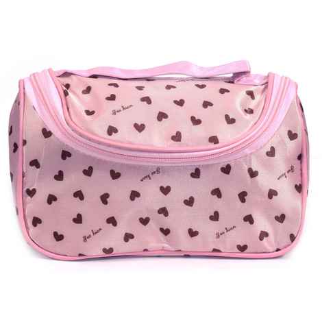 Buy Bonjour Paris Coat Me Women's Multi Purpose Vanity Case / Cosmetic Pouch / Makeup Travel Organiser Kit - Baby Pink - VPB21-BABY PINK - Purplle