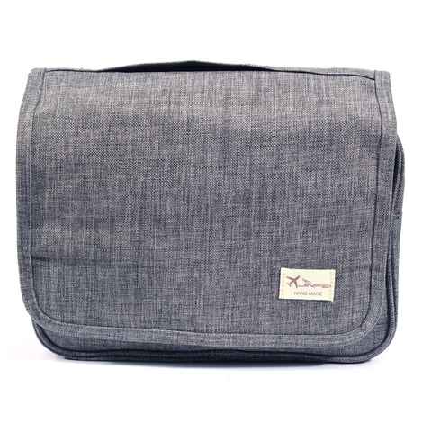 Buy Bonjour Paris Coat Me Premium Multi Purpose Makeup Bag / Travel Case Unisex - Grey - Purplle