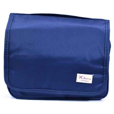 Buy Bonjour Paris Coat Me Premium Multi Purpose Makeup Bag / Travel Case Unisex - Navy Blue - Purplle