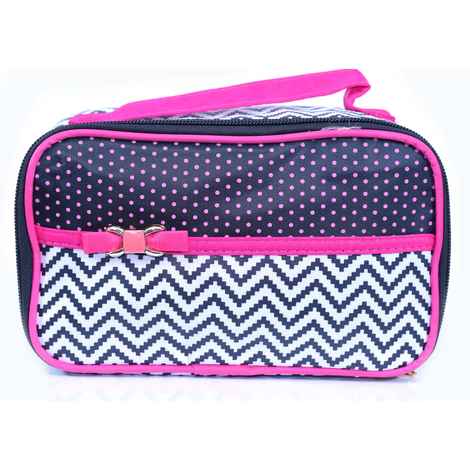 Buy Bonjour Paris Coat Me Ladies Multi Purpose Cosmetic Pouch / Makeup Kit - Black - Purplle