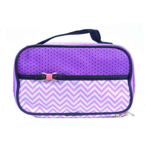 Buy Bonjour Paris Coat Me Ladies Multi Purpose Cosmetic Pouch / Makeup Kit - Purple - Purplle