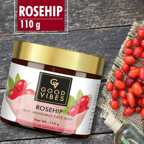 Buy Good Vibes Skin Whitening Face Mask - Rosehip (110 gm) - Purplle