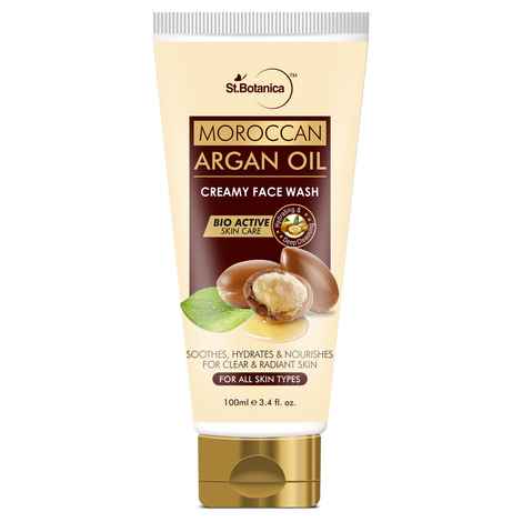 Buy St.Botanica Moroccan Argan Oil Creamy Face Wash (100 ml) - Purplle