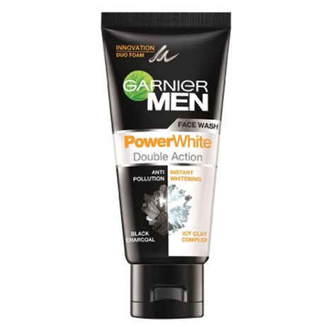 Buy Garnier Men Power White Anti-Pollution Double Action Facewash (50 g) - Purplle