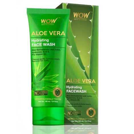 Buy WOW Skin Science Aloe Vera Hydrating Face Wash (100 ml) - Purplle