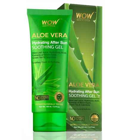 Buy WOW Skin Science Aloe Vera Hydrating After Sun Soothing Gel (100 ml) - Purplle