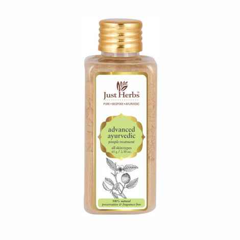 Buy Just Herbs Advanced Ayurvedic Pimple Treatment (65 gm) - Purplle