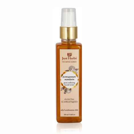 Buy Just Herbs Pomogranate Mandarin Pore Refining Tonique ( Enlarged Pores ) (100 ml) - Purplle