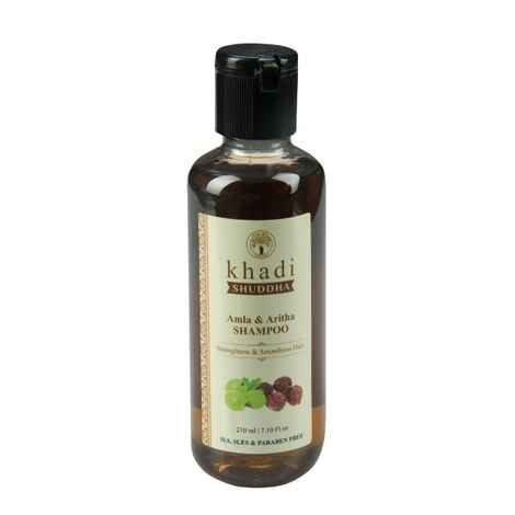 Buy Khadi Shuddha Amla & Aritha Shampoo (210 ml) - Purplle