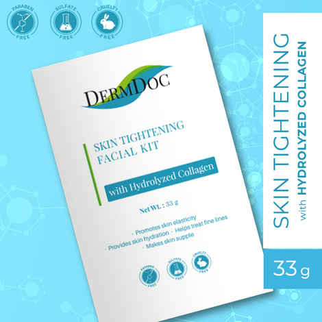 Buy DermDoc Skin Tightening Facial Kit with Hydrolyzed Collagen (33 g) - Purplle