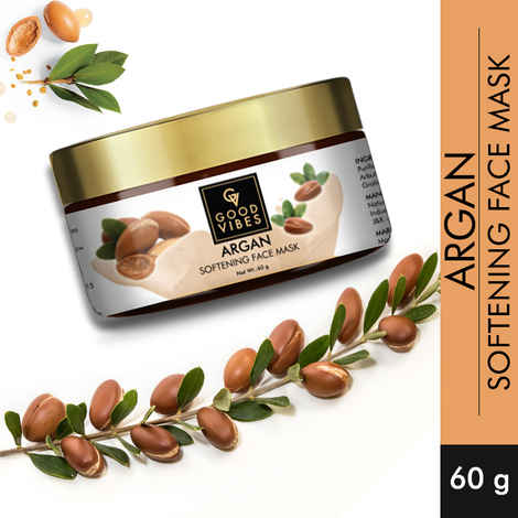 Buy Good Vibes Softening Face Mask - Argan (60 gm) - Purplle