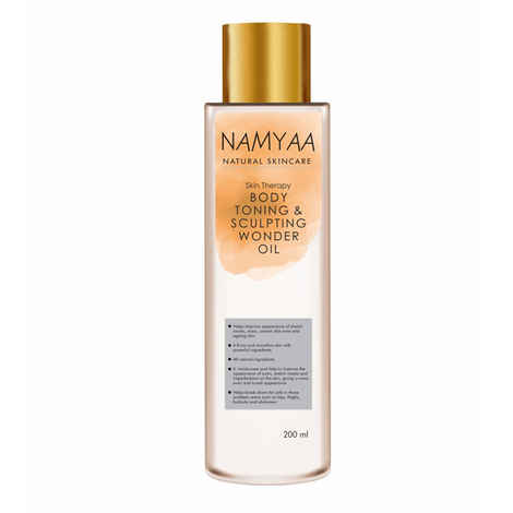Buy Namyaa Natural Science Body Toning & Sculpting Wonder Oil (200 ml) - Purplle
