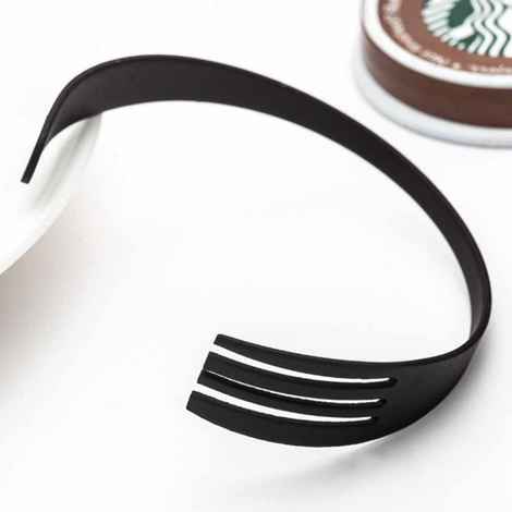 Buy Ferosh Kendall Black Fork Street Smart HandCuff - Purplle
