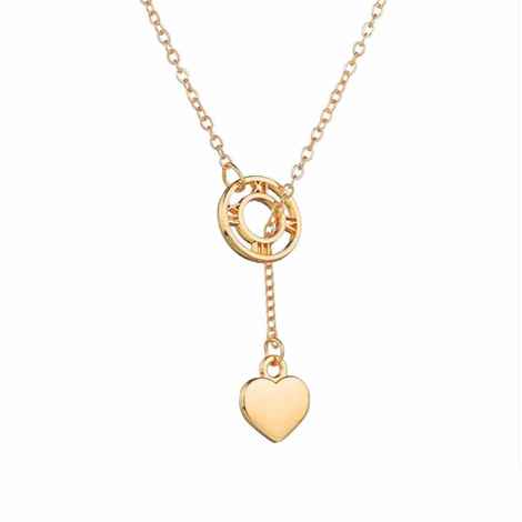 Buy Ferosh Eyana Timeless Heart Link Chain - Purplle