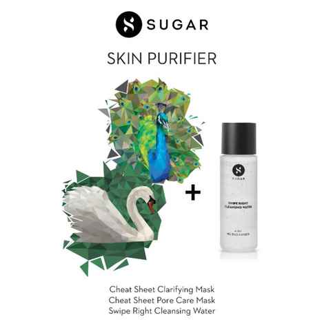Buy SUGAR Cosmetics Skin Purifier (Pack Of 2 + Cleansing Water) - Purplle