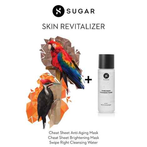 Buy SUGAR Cosmetics Skin Revitalizer (Pack Of 2 + Cleansing Water) - Purplle