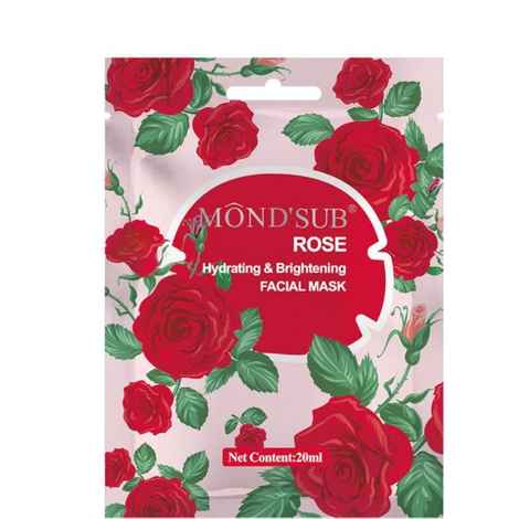 Buy Mond'Sub Rose Hydrating & Brightening Face Sheet Mask Pack of 1 - Purplle