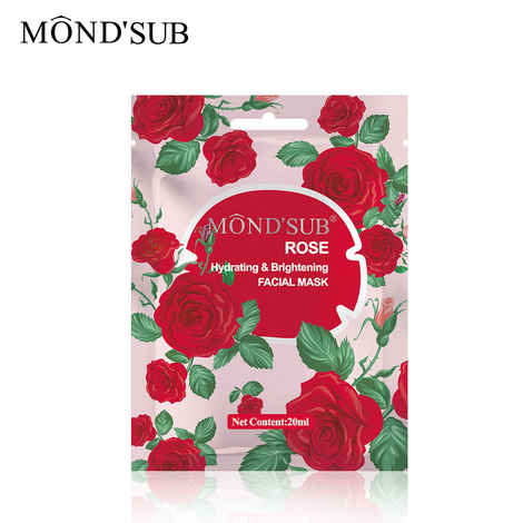 Buy Mond'Sub Rose Hydrating & Brightening Face Sheet Mask Pack of 6 - Purplle