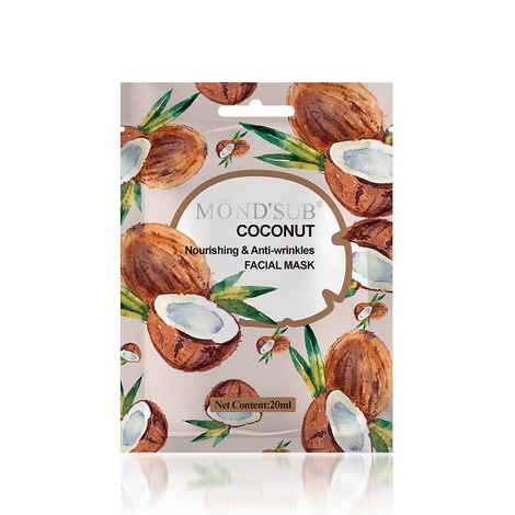 Buy Mond'Sub Coconut Anti-wrinkles Facial Mask Sheets Pack of 2 - Purplle