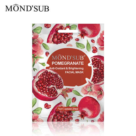 Buy Mond'Sub Pomegranate Anti-Oxidant&Brightening Facial Mask Pack of 6 - Purplle