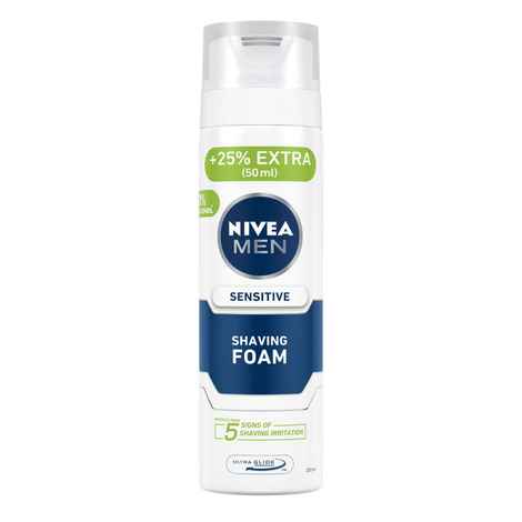 Buy Nivea Men Sensitive Shaving Foam (250 ml) - Purplle