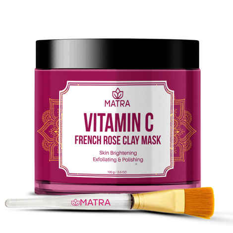 Buy Matra Vitamin C French Rose Clay Mask (100 g) - Purplle