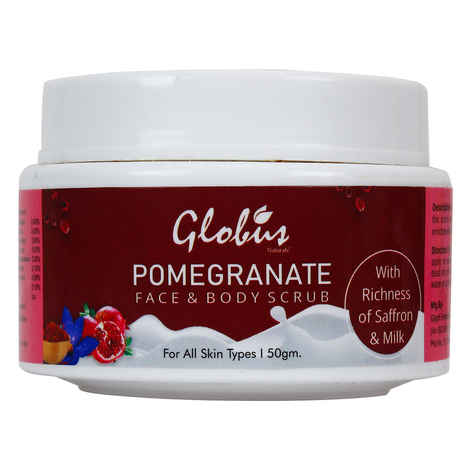 Buy Globus Naturals Pomegranate Face & Body Scrub (50 gm) - Purplle
