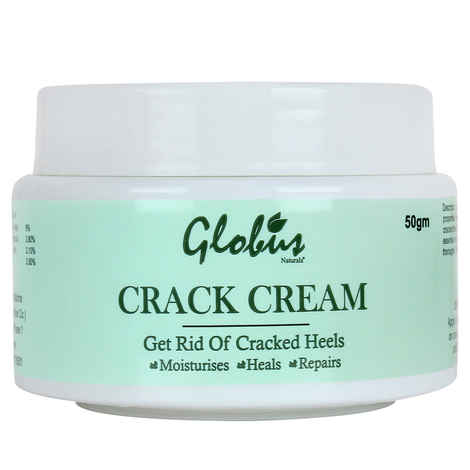 Buy Globus Naturals Crack Cream For Dry Cracked Heels & Feet (50 g) - Purplle
