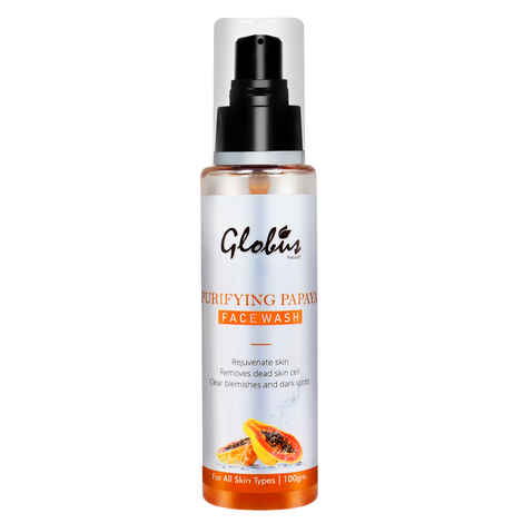 Buy Globus Naturals Purifying Papaya Face Wash (100 ml) - Purplle