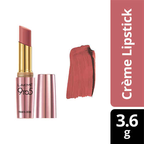 Buy Lakme 9 To 5 Primer + Creme Lip Color - Pink Bell CP8 (3.6 g) - Purplle