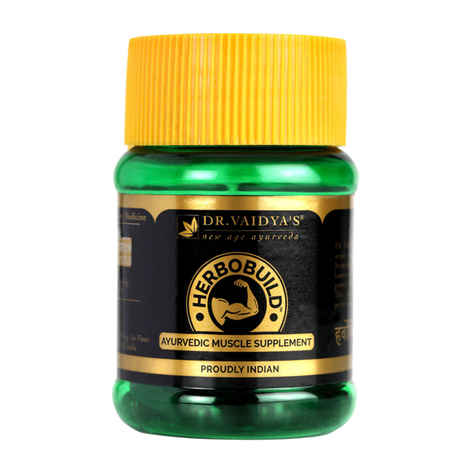 Buy Dr Vaidya's Herbobuild- Muscle Gain - Purplle