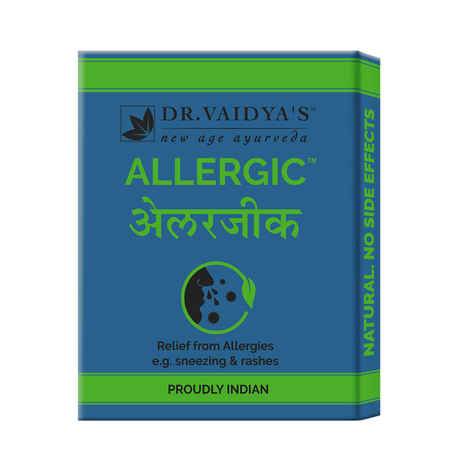 Buy Dr. Vaidya's Allergic Pills Pack of 3 - Allergy & Cold - Purplle