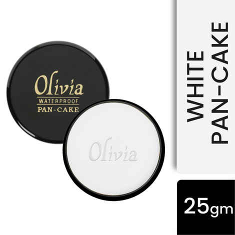 Buy Olivia Waterproof Pan-Cake White (25 gm) - Purplle